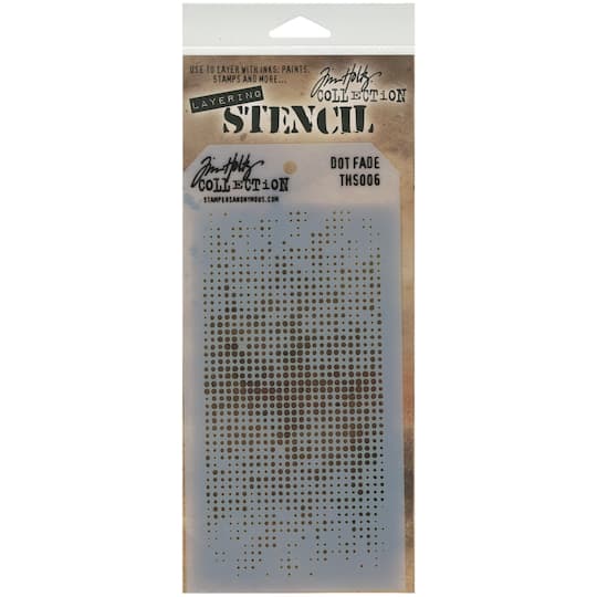 Stampers Anonymous Tim Holtz&#xAE; Dot Fade Layered Stencil